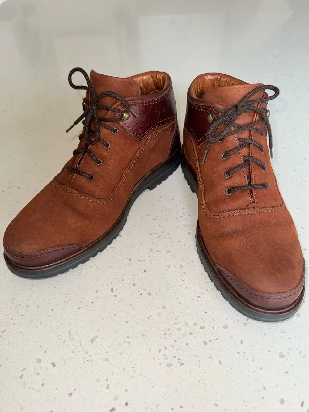 Bally Tan and Dark Brown Suede Chukka Boots